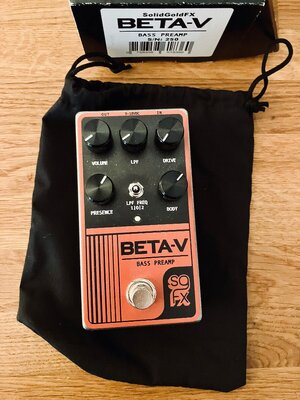 Bass Preamp und Overdrive Solid Gold FX Beta-V