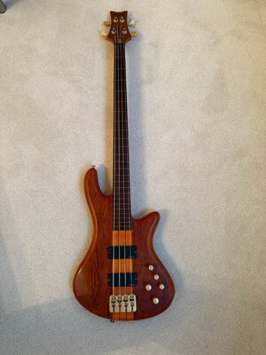 Schecter Stiletto Studio-4 Fretless Bass 4-Saiter