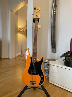 Fender Player Precision Bass Capri Orange - Fender Pure Vintage 63 PU