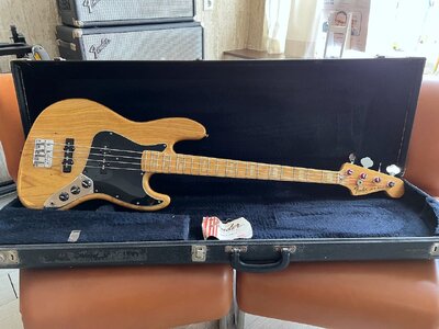 Fender Jazz Bass 1977 - 1981 Vintage Ash Maple Natural
