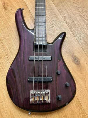 Zon Sonus custom 4 strings bass 1997 - Trans-violet
