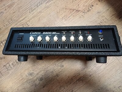 Carvin B 800 Bass Amp analog Made in USA