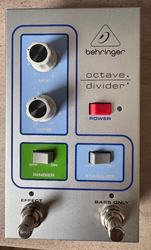 Behringer Octave Divider | Raterbass mod