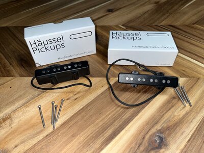Jazz Bass Pickups Häussel JBass 4str N+B