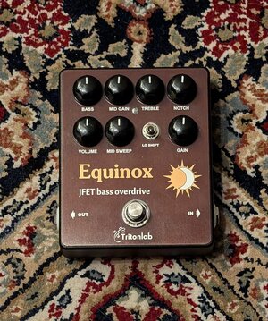 Tritonlab Equinox Jfet Bass Overdrive / preamp