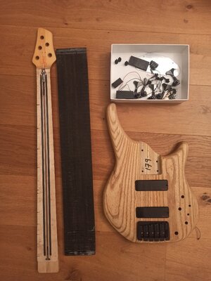 Status 5 Saiter fretless Bausatz, auch Tausch