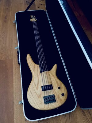 Ibanez GWB 1 NTF Fretless - (sound samples)