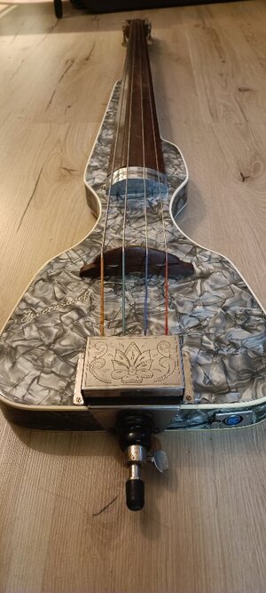 E-Kontrabass "Herrnsdorf", 50er Jahre, Markneukirchen, DDR