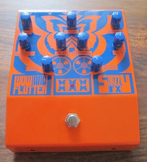 Snazzy FX Wow And Flutter Effektpedal wie kaputtes Tonbandgerät