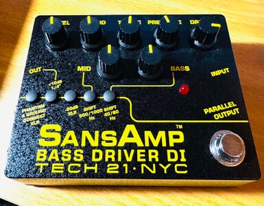 Tech21 SansAmp Bass Driver DI/Preamp (V2), wie neu!