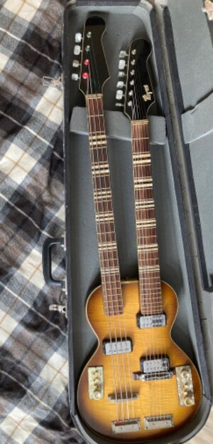 Höfner 191 Doubleneck Bass/Gitarre - Early Sixties