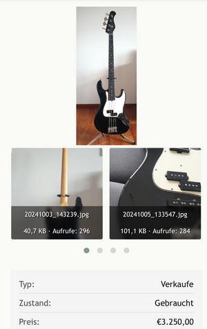 Suche diesen Sadowsky PJ