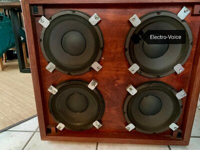 Bassbox 4 x 10 " Electro-Voice EVI 10  EV Electro Voice Force 10