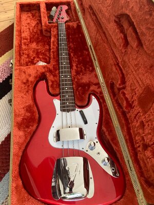 Fender Jazz Bass JB62 MIJ 1993 Candy Apple Red Matched Headstock