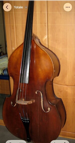 Verkaufe/Tausche 3/4 Kontrabass, ca 70 Jahre alt, deutscher Meister