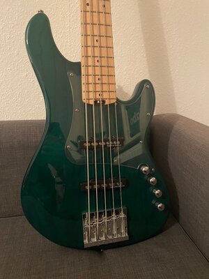 Cort GB75JJ 5 Saiter Jazz Bass + Seymour Duncan Quarter Pounder