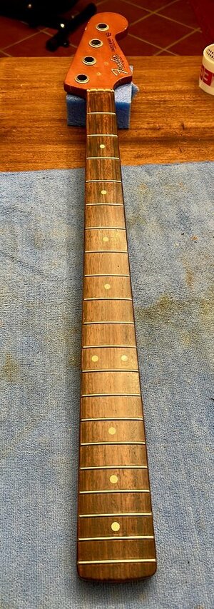 Fender "Fullerton" jazz bass NECK ONLY american vintage reissue 1984