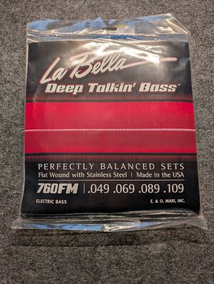 La Bella Flat Wound Strings 760M, unbenutzt, ungeöffnet