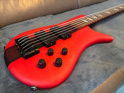 Spector Euro 5 Limited in Hyper Red Matte