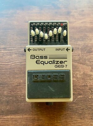 Verkaufe Boss GEB-7 Bass EQ