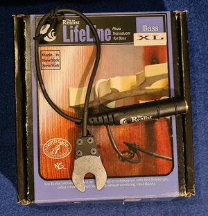 Kontrabasstonabnehmer Realist LifeLine von David Gage