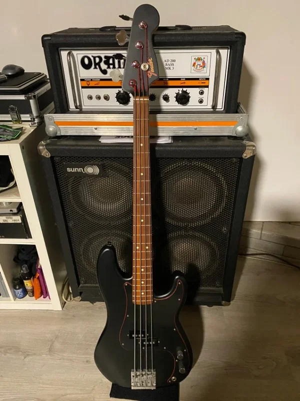Fender Special Edition Precision Bass Noir, HiMass, Seymour Duncan, Schaller S-Locks