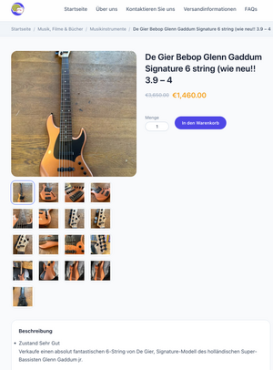 ACHTUNG BETRUG: De Gier Bebop Glenn Gaddum