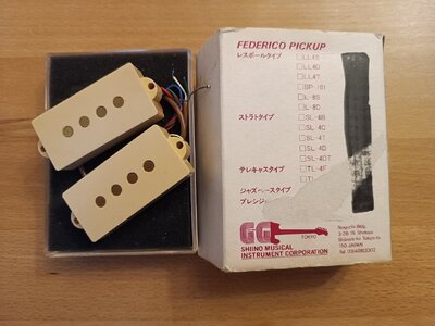 Federico Japan Split coil Precision Pickup