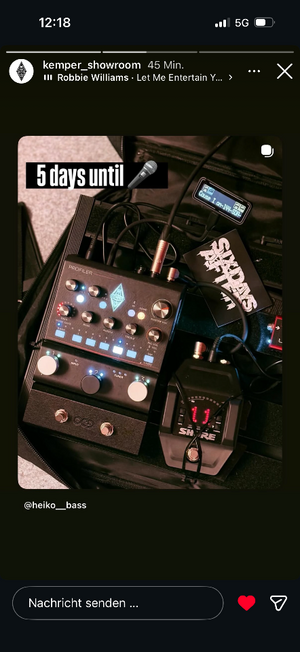 Kemper Player als Backup