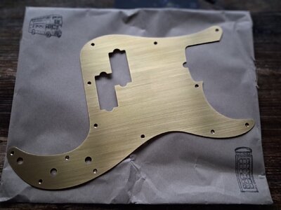 Brushed / Anodized Gold Precision Pickguard