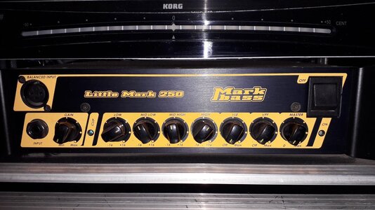 BASS-ANLAGE von "Markbass" ..... Amp, Box, Tuner, Rack und Verkabelung - komplett zu verkaufen!! --