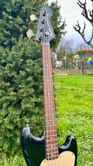 Squier Musicmaster Bass Vista Serie 1997-1999 - Black