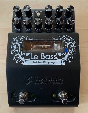 TWO NOTES LE BASS RÖHREN-PREAMP incl Versand