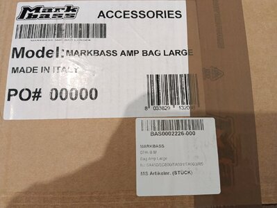MarkBass Amp Tasche in groß