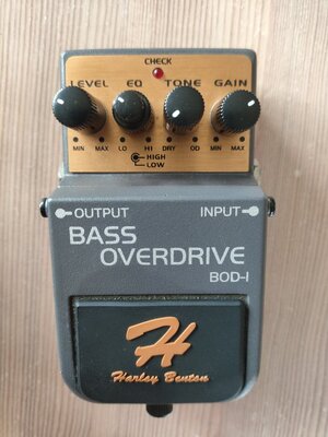 Harley Benton Bass Overdrive BOD-1 /  Boss ODB-3 clone