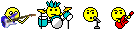 Musik smileys animationen
