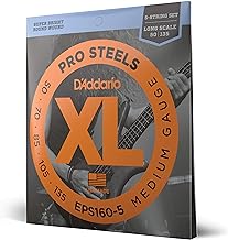 D'Addario EPS160-5 Saitensatz für 5-Saiter E-Bass 0,127 cm - 0,34 cm (.050 - .135 Zoll)