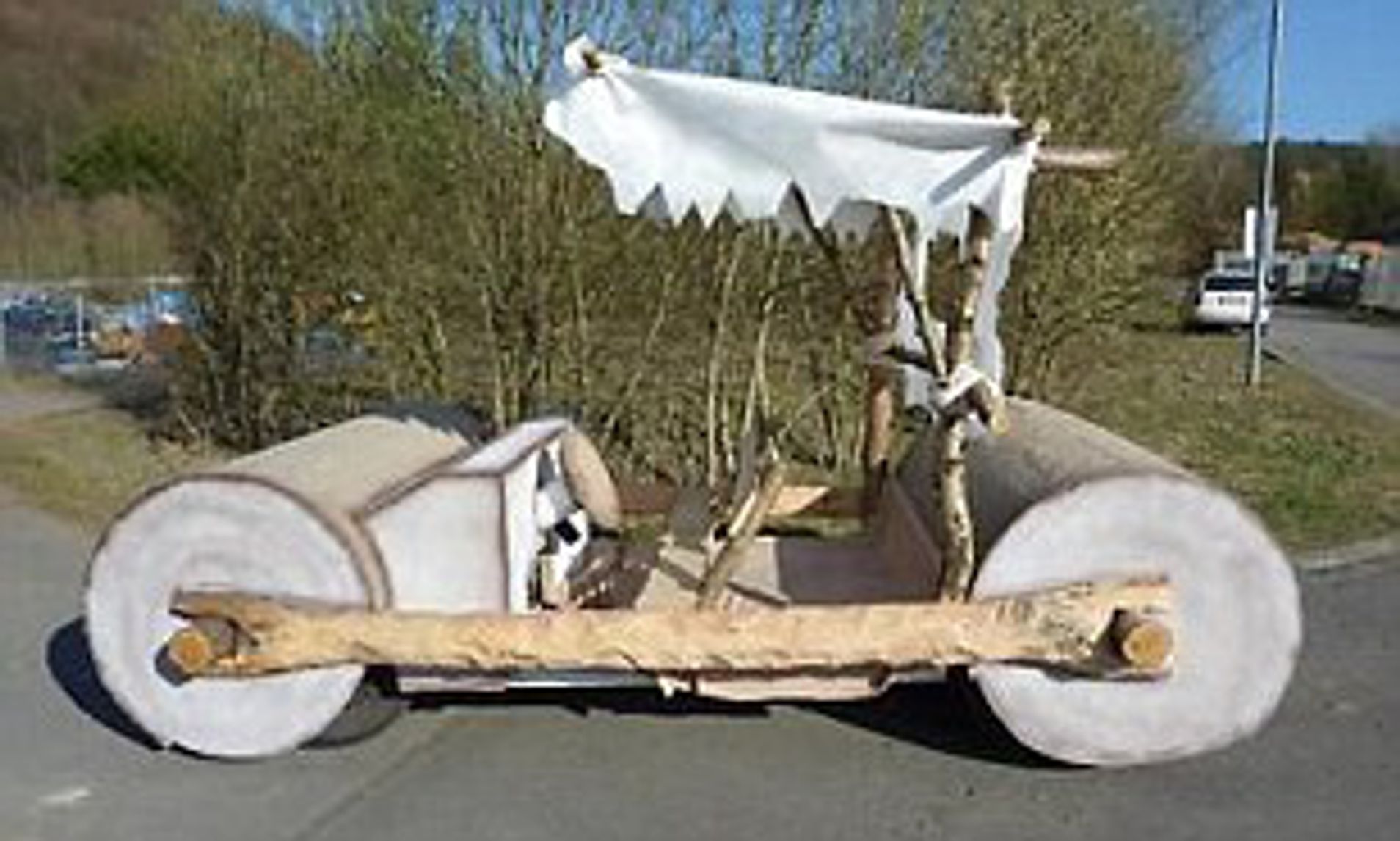 Fred Flintstone's car replica for sale at rockbottom price | Daily Mail  Online