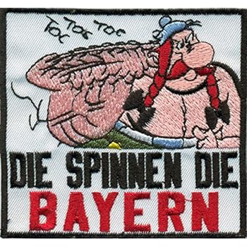 Asterix Die Spinnen Die Anti Bayern Obelix Fussball Fanclub Kutte Aufnäher  Patch: Amazon.de: Auto