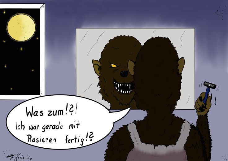 Nichtober 2020 Tag 17 - Werwolf | Werwolf, Rasieren
