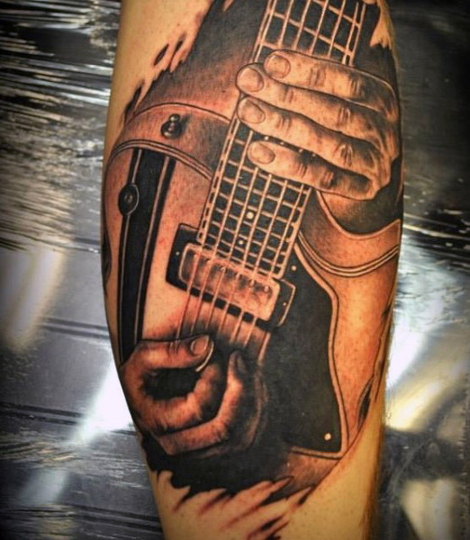 Bildergebnis für gitarren tattoo