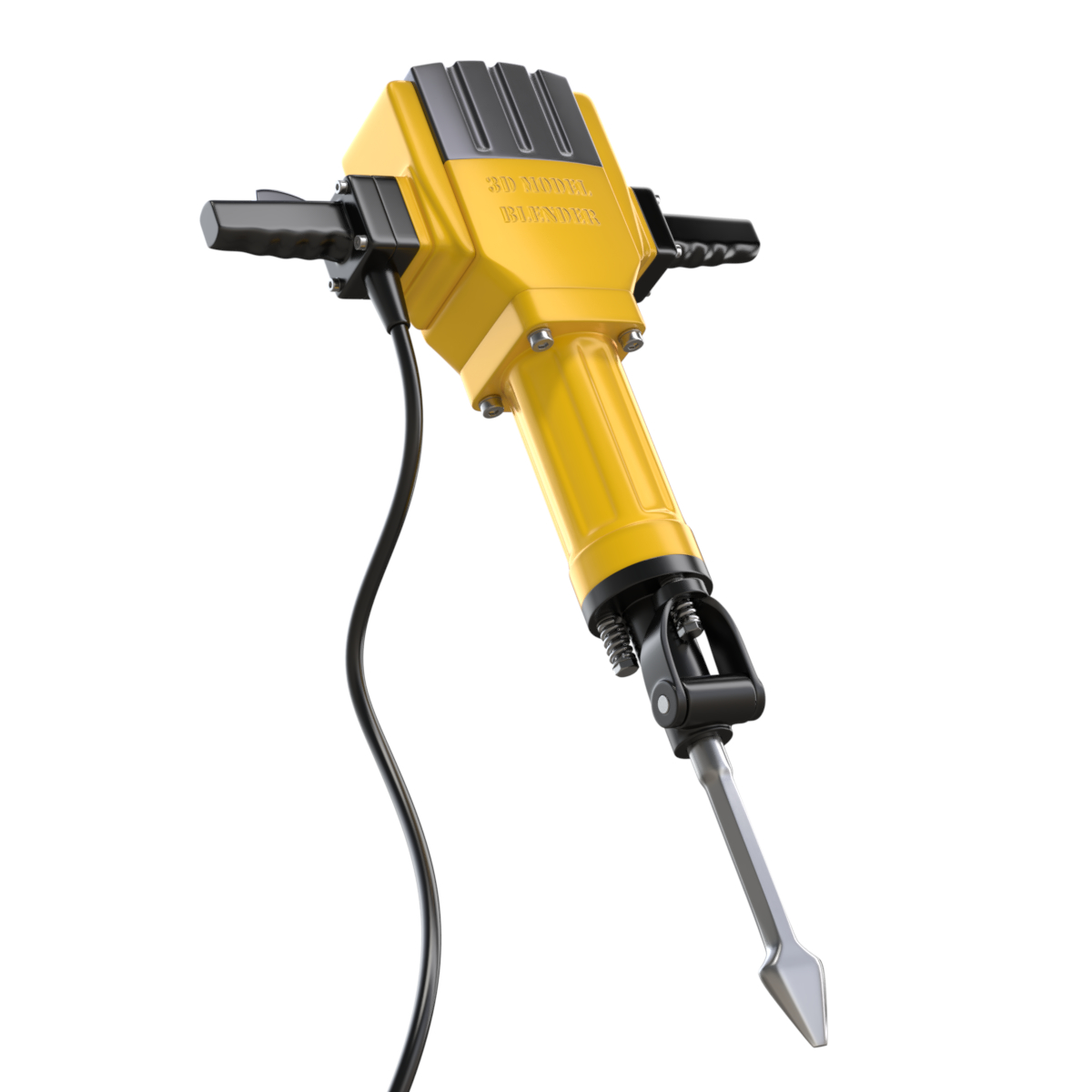 modelo 3d Martillo neumático - TurboSquid 1264408