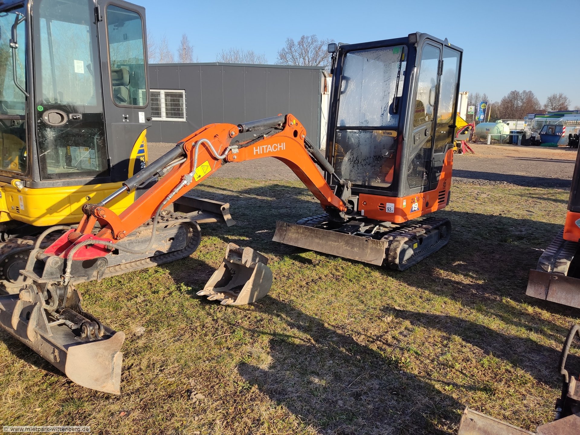 Minibagger Hitachi ZX18 - Kaisers Mietgeräte & Service