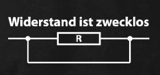 T-Shirt Widerstand ist zwecklos kaufen bei chemoLine® - Chemoline ...