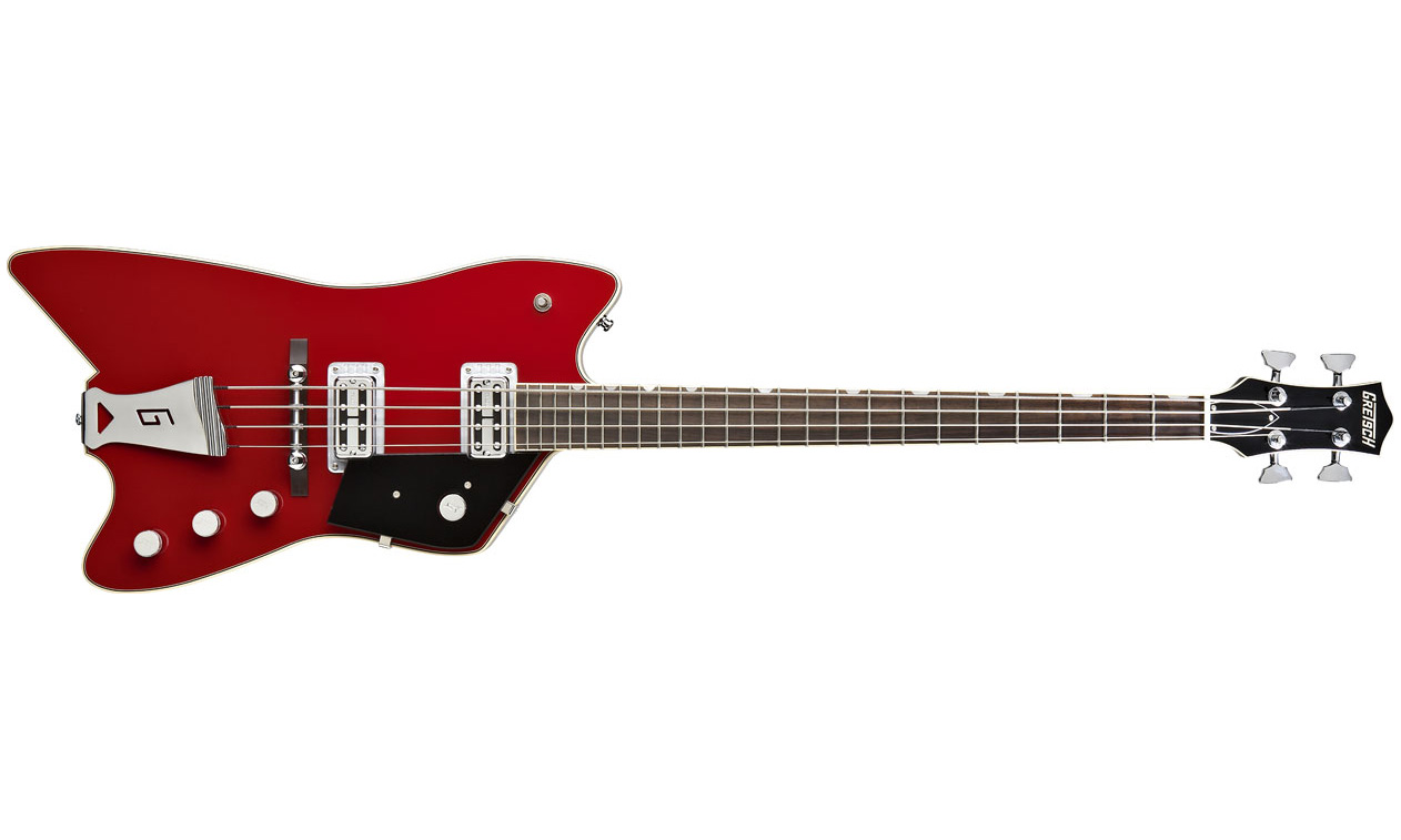 Solidbody e-bass Gretsch G6199B Billy-Bo Jupiter Thunderbird Bass -  firebird red rot