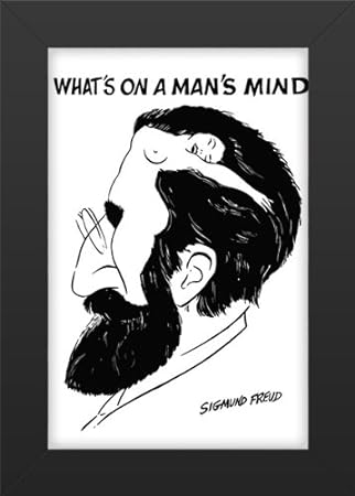 Amazon.de: 11 x 17-Poster, gerahmt, Sigmund Freud Man's Mind