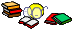 Lesende kostenlose Smileys-Collection