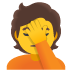 Sich an den Kopf fassende Person :person_facepalming: 🤦
